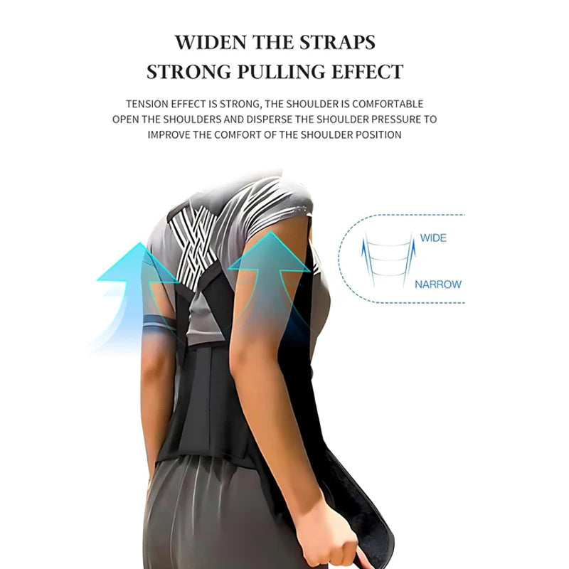 Back Posture Corrector Brace for Women Breathable Back Posture Correction Back Support Belt Adjustable Shoulder for Students Kid